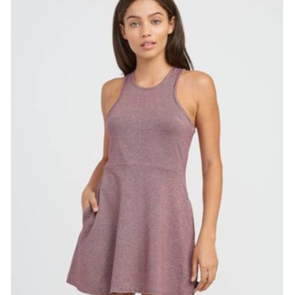 RVCA Iris Tank Dress - Magenta Fade - Picture 1 of 4